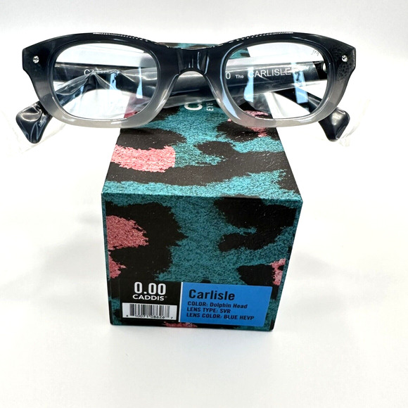 Caddis Reading Glasses Carlisle Style Black and Gray Ombre+0.00 - NEW in box main image 8
